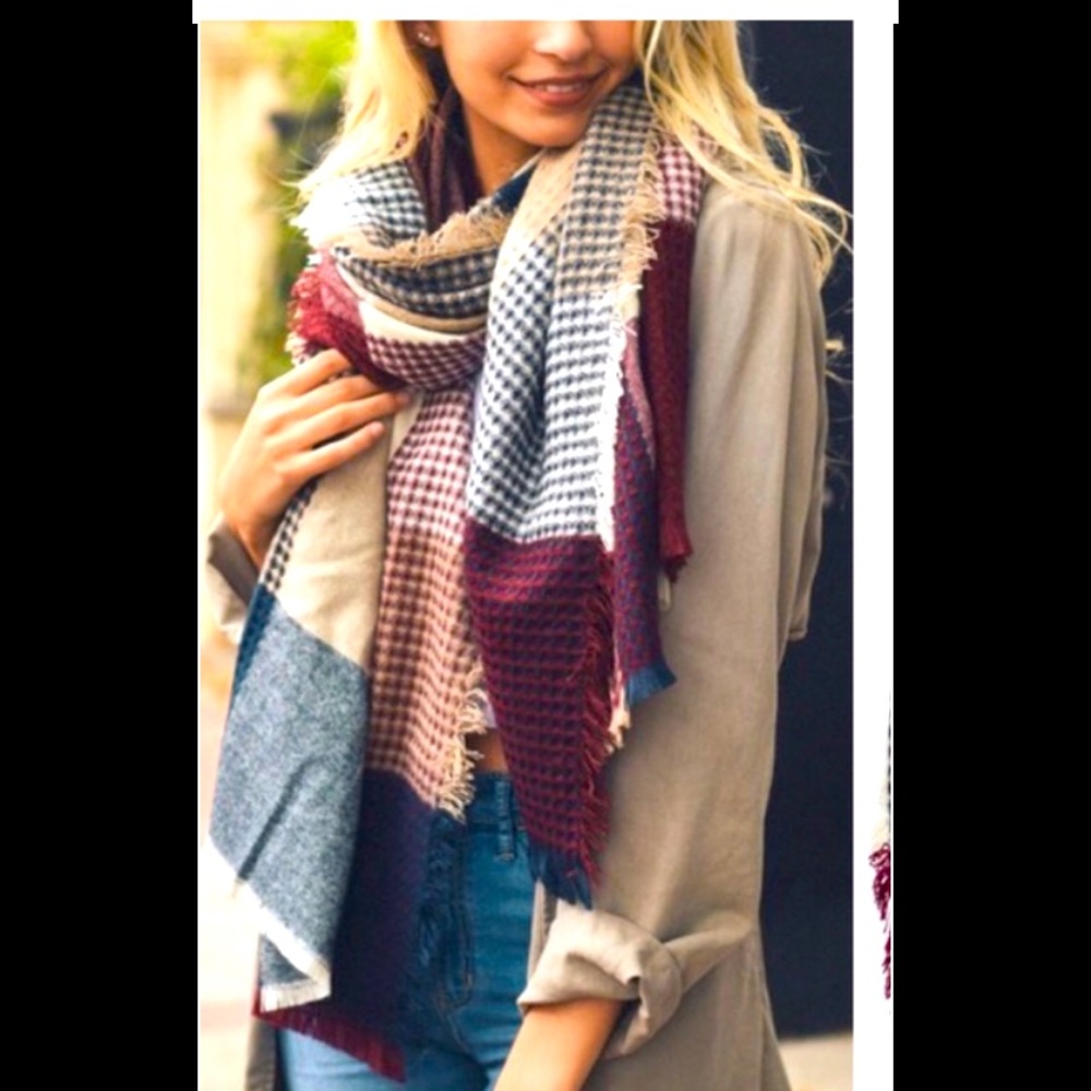 Beautiful blanket scarf